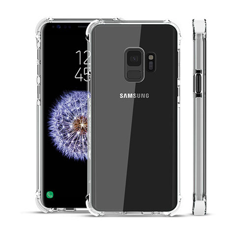 Silikon Schutzhülle Ultra Dünn Tasche Durchsichtig Transparent H02 für Samsung Galaxy S9 Klar