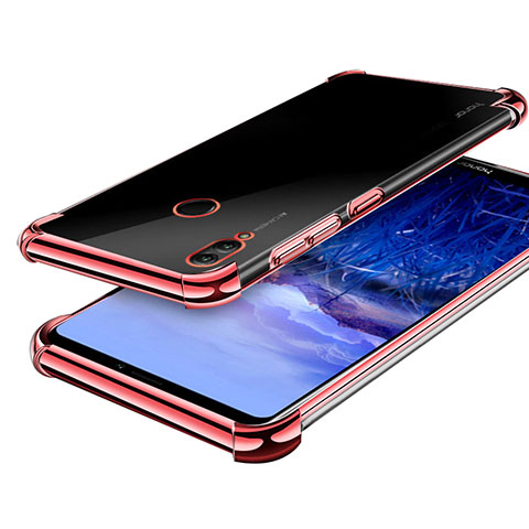 Silikon Schutzhülle Ultra Dünn Tasche Durchsichtig Transparent H03 für Huawei Honor Note 10 Rosegold