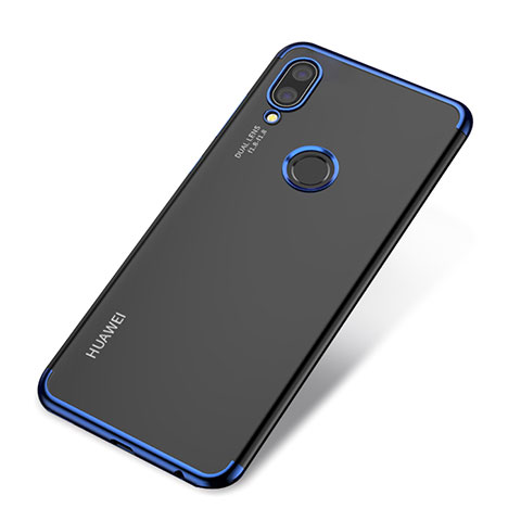 Silikon Schutzhülle Ultra Dünn Tasche Durchsichtig Transparent H03 für Huawei Nova 3e Blau