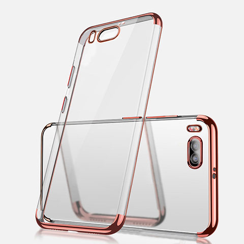 Silikon Schutzhülle Ultra Dünn Tasche Durchsichtig Transparent H03 für Xiaomi Mi Note 3 Rosegold