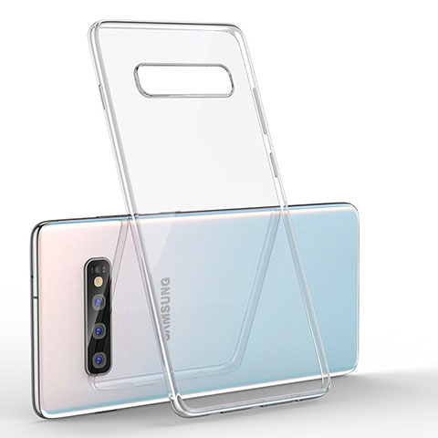 Silikon Schutzhülle Ultra Dünn Tasche Durchsichtig Transparent H05 für Samsung Galaxy S10 Klar