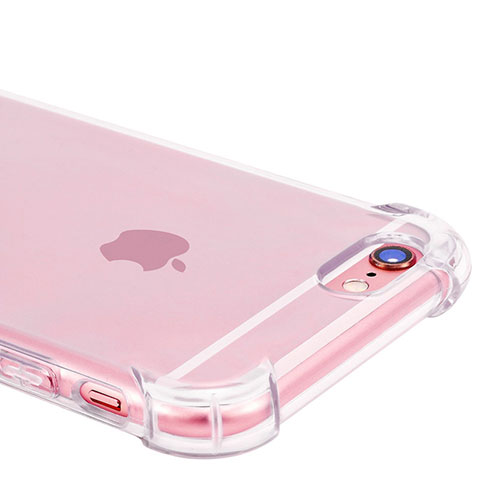 Silikon Schutzhülle Ultra Dünn Tasche Durchsichtig Transparent H07 für Apple iPhone 6S Plus Klar