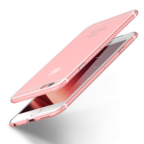 Silikon Schutzhülle Ultra Dünn Tasche Durchsichtig Transparent H09 für Apple iPhone 6 Klar