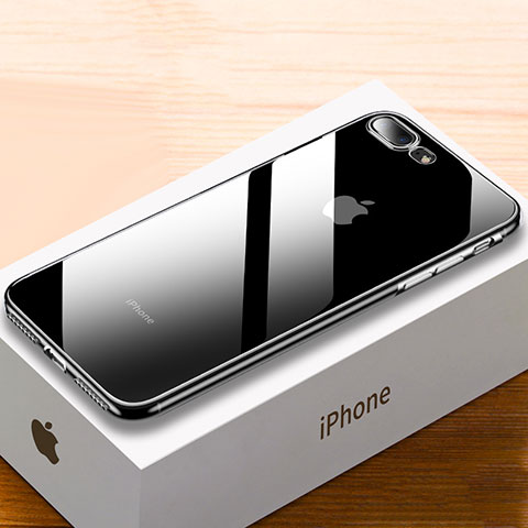 Silikon Schutzhülle Ultra Dünn Tasche Durchsichtig Transparent HC02 für Apple iPhone 7 Plus Klar