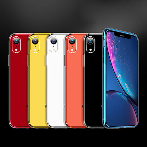 Silikon Schutzhülle Ultra Dünn Tasche Durchsichtig Transparent HC06 für Apple iPhone XR Klar