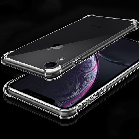 Silikon Schutzhülle Ultra Dünn Tasche Durchsichtig Transparent HC07 für Apple iPhone XR Klar