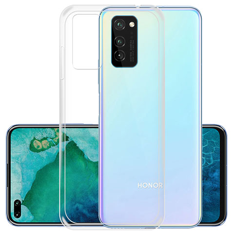 Silikon Schutzhülle Ultra Dünn Tasche Durchsichtig Transparent K01 für Huawei Honor V30 5G Klar