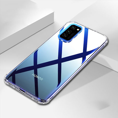 Silikon Schutzhülle Ultra Dünn Tasche Durchsichtig Transparent K02 für Huawei Honor V30 Pro 5G Klar