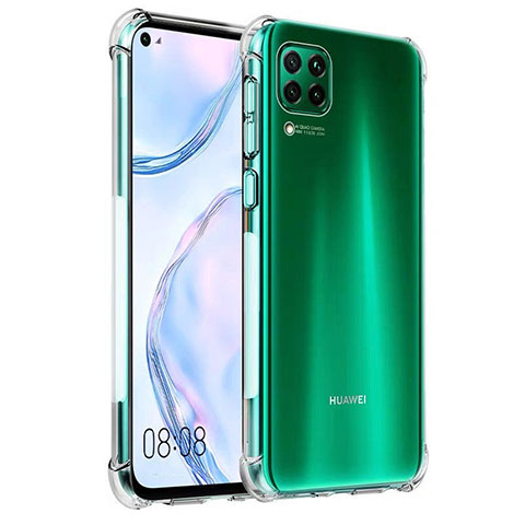 Silikon Schutzhülle Ultra Dünn Tasche Durchsichtig Transparent K03 für Huawei P40 Lite Klar