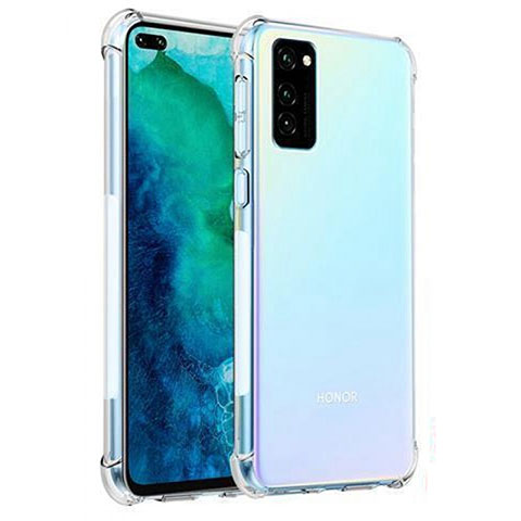 Silikon Schutzhülle Ultra Dünn Tasche Durchsichtig Transparent K04 für Huawei Honor V30 Pro 5G Klar