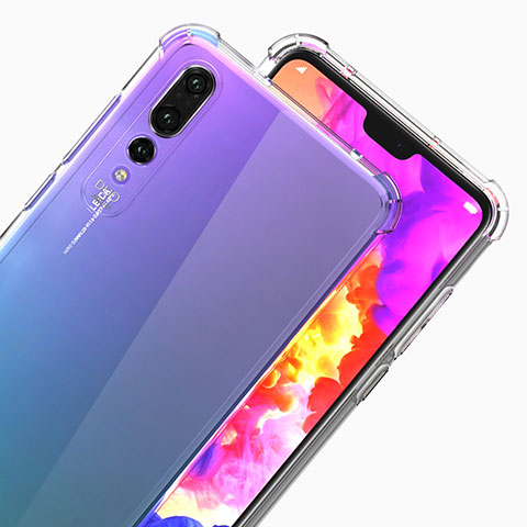 Silikon Schutzhülle Ultra Dünn Tasche Durchsichtig Transparent K05 für Huawei P20 Pro Klar