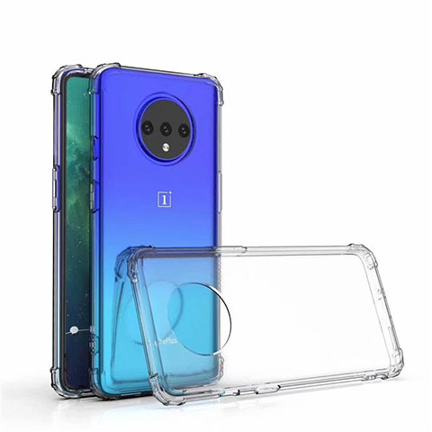 Silikon Schutzhülle Ultra Dünn Tasche Durchsichtig Transparent K05 für OnePlus 7T Klar