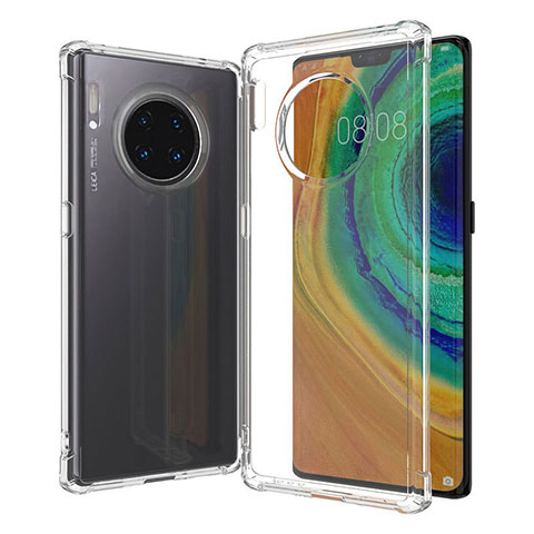 Silikon Schutzhülle Ultra Dünn Tasche Durchsichtig Transparent K06 für Huawei Mate 30 Klar