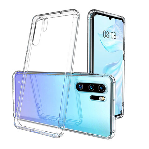 Silikon Schutzhülle Ultra Dünn Tasche Durchsichtig Transparent K07 für Huawei P30 Pro Klar