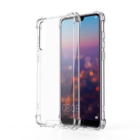 Silikon Schutzhülle Ultra Dünn Tasche Durchsichtig Transparent K10 für Huawei P20 Pro Klar