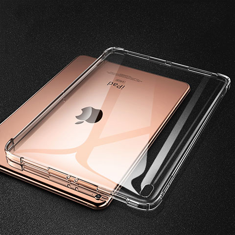 Silikon Schutzhülle Ultra Dünn Tasche Durchsichtig Transparent S01 für Apple iPad Pro 11 (2018) Klar