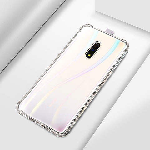 Silikon Schutzhülle Ultra Dünn Tasche Durchsichtig Transparent T02 für Oppo K3 Klar