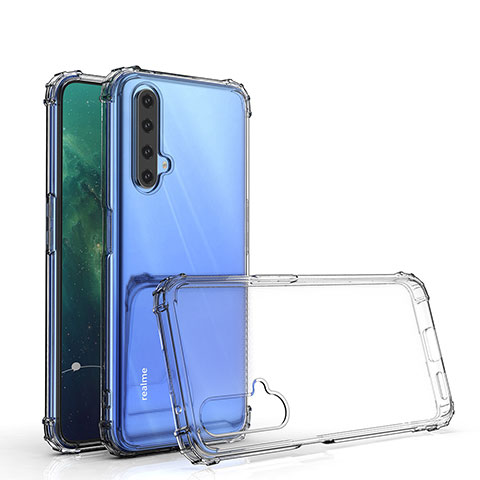 Silikon Schutzhülle Ultra Dünn Tasche Durchsichtig Transparent T02 für Realme X3 SuperZoom Klar