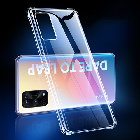 Silikon Schutzhülle Ultra Dünn Tasche Durchsichtig Transparent T02 für Realme X7 Pro 5G Klar