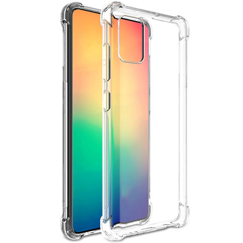 Silikon Schutzhülle Ultra Dünn Tasche Durchsichtig Transparent T02 für Samsung Galaxy A51 4G Klar