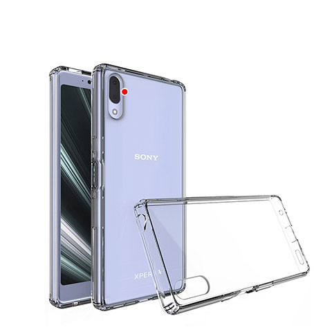 Silikon Schutzhülle Ultra Dünn Tasche Durchsichtig Transparent T02 für Sony Xperia L3 Klar