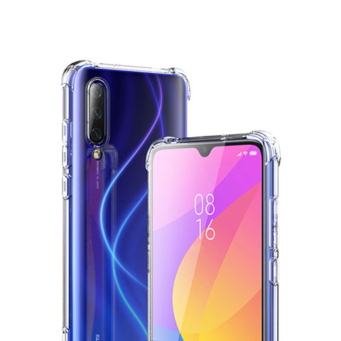 Silikon Schutzhülle Ultra Dünn Tasche Durchsichtig Transparent T02 für Xiaomi Mi A3 Klar