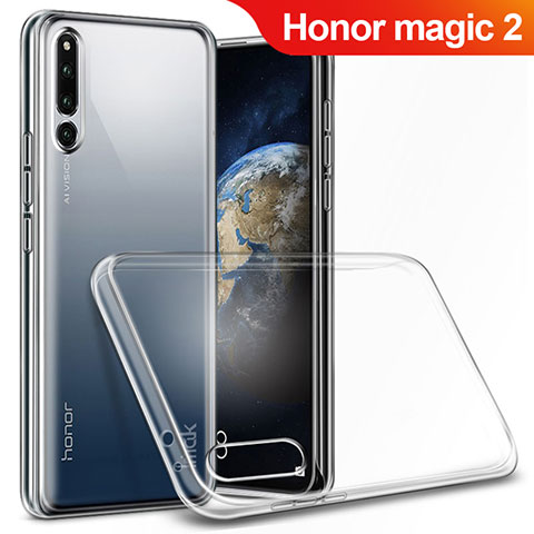 Silikon Schutzhülle Ultra Dünn Tasche Durchsichtig Transparent T03 für Huawei Honor Magic 2 Klar