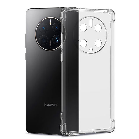 Silikon Schutzhülle Ultra Dünn Tasche Durchsichtig Transparent T03 für Huawei Mate 50 Pro Klar