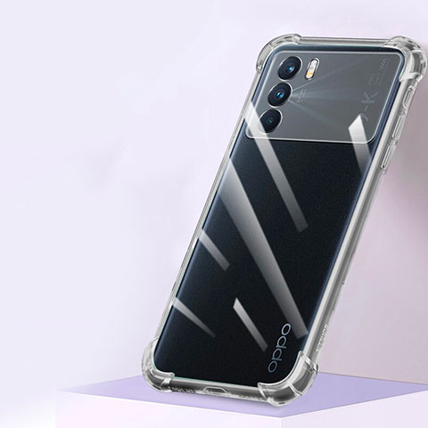 Silikon Schutzhülle Ultra Dünn Tasche Durchsichtig Transparent T03 für Oppo K9 Pro 5G Klar