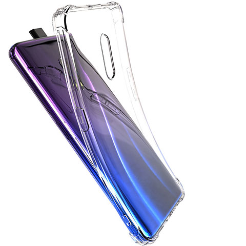 Silikon Schutzhülle Ultra Dünn Tasche Durchsichtig Transparent T03 für Realme X Klar