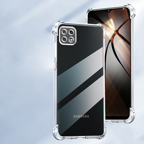Silikon Schutzhülle Ultra Dünn Tasche Durchsichtig Transparent T03 für Samsung Galaxy A22s 5G Klar