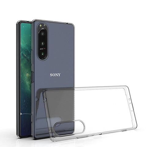 Silikon Schutzhülle Ultra Dünn Tasche Durchsichtig Transparent T03 für Sony Xperia 1 III Klar