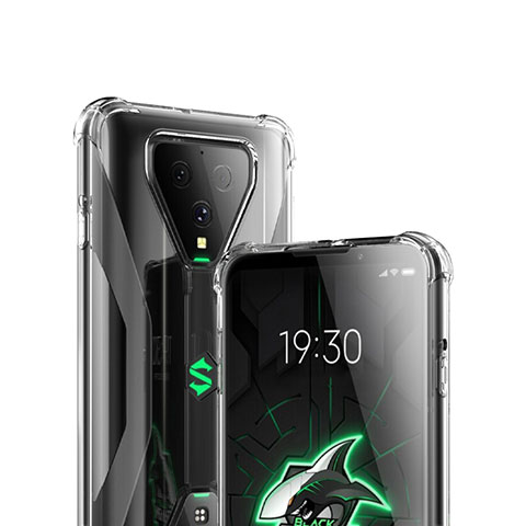 Silikon Schutzhülle Ultra Dünn Tasche Durchsichtig Transparent T03 für Xiaomi Black Shark 3 Pro Klar