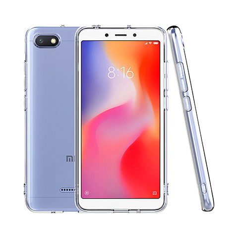 Silikon Schutzhülle Ultra Dünn Tasche Durchsichtig Transparent T03 für Xiaomi Redmi 6A Klar