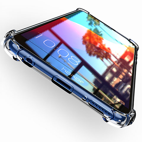 Silikon Schutzhülle Ultra Dünn Tasche Durchsichtig Transparent T04 für Huawei Enjoy 8 Klar