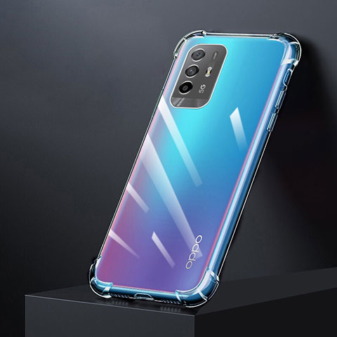 Silikon Schutzhülle Ultra Dünn Tasche Durchsichtig Transparent T04 für Oppo F19 Pro+ Plus 5G Klar