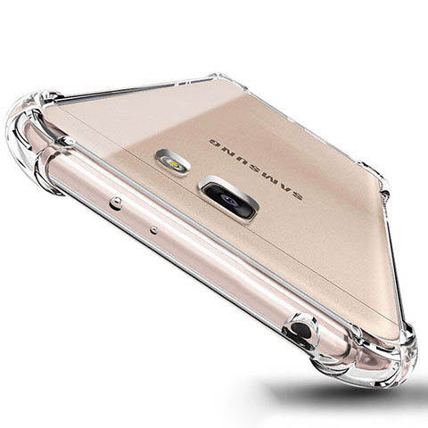 Silikon Schutzhülle Ultra Dünn Tasche Durchsichtig Transparent T04 für Samsung Galaxy J5 Prime G570F Klar