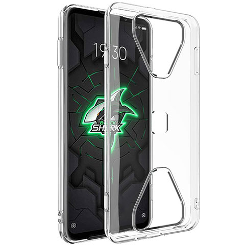 Silikon Schutzhülle Ultra Dünn Tasche Durchsichtig Transparent T04 für Xiaomi Black Shark 3 Pro Klar