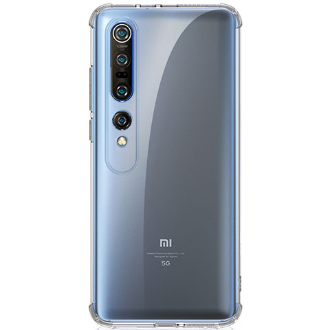 Silikon Schutzhülle Ultra Dünn Tasche Durchsichtig Transparent T04 für Xiaomi Mi 10 Pro Klar