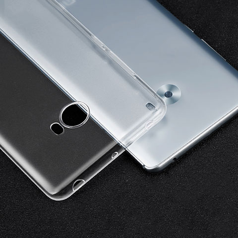 Silikon Schutzhülle Ultra Dünn Tasche Durchsichtig Transparent T04 für Xiaomi Mi Note 2 Klar