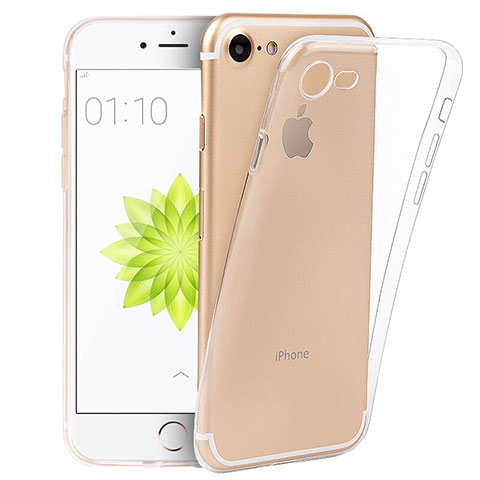 Silikon Schutzhülle Ultra Dünn Tasche Durchsichtig Transparent T05 für Apple iPhone SE (2020) Klar