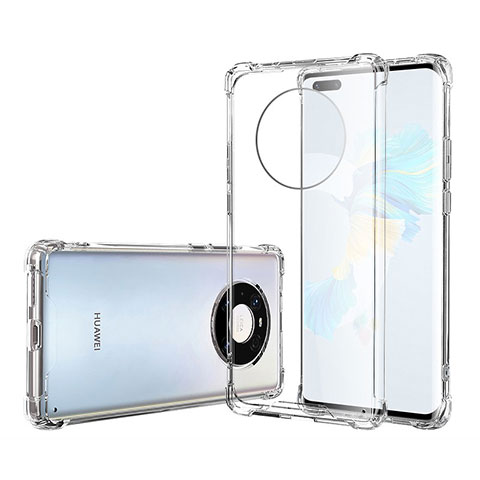 Silikon Schutzhülle Ultra Dünn Tasche Durchsichtig Transparent T05 für Huawei Mate 40 Pro Klar