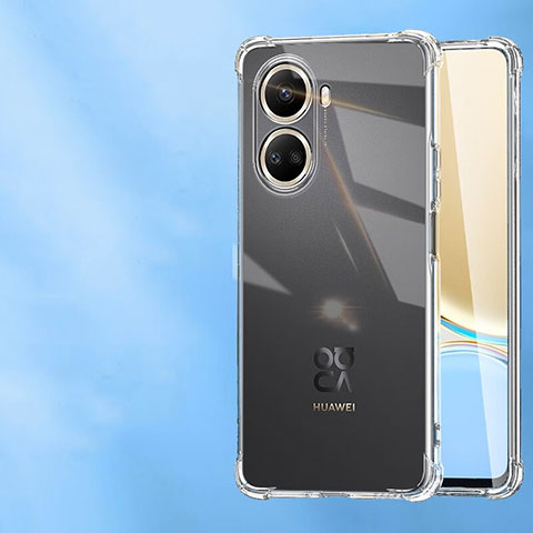 Silikon Schutzhülle Ultra Dünn Tasche Durchsichtig Transparent T05 für Huawei Nova 10 SE Klar