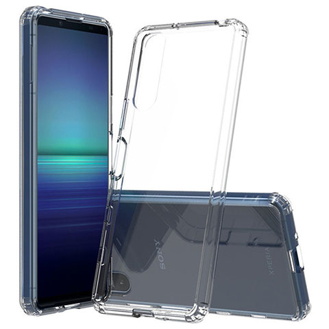 Silikon Schutzhülle Ultra Dünn Tasche Durchsichtig Transparent T05 für Sony Xperia 1 IV Klar