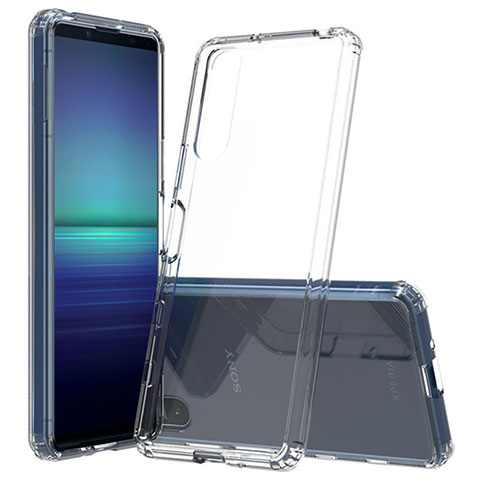 Silikon Schutzhülle Ultra Dünn Tasche Durchsichtig Transparent T05 für Sony Xperia 1 IV SO-51C Klar