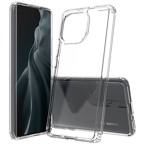 Silikon Schutzhülle Ultra Dünn Tasche Durchsichtig Transparent T05 für Xiaomi Mi 11 Lite 5G NE Klar