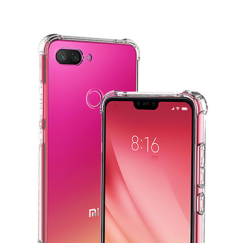 Silikon Schutzhülle Ultra Dünn Tasche Durchsichtig Transparent T05 für Xiaomi Mi 8 Lite Klar