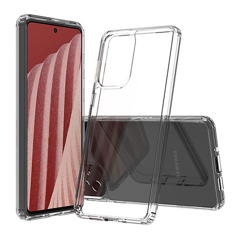 Silikon Schutzhülle Ultra Dünn Tasche Durchsichtig Transparent T06 für Samsung Galaxy A73 5G Klar