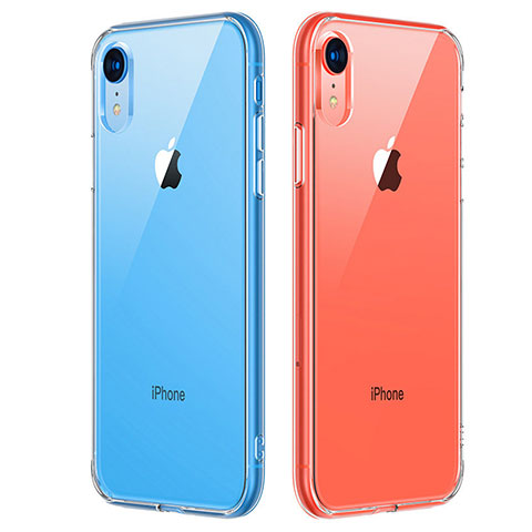 Silikon Schutzhülle Ultra Dünn Tasche Durchsichtig Transparent T07 für Apple iPhone XR Klar