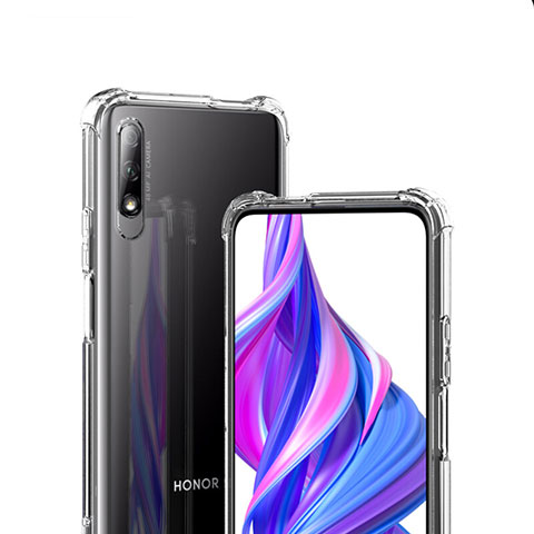 Silikon Schutzhülle Ultra Dünn Tasche Durchsichtig Transparent T07 für Huawei Honor 9X Klar